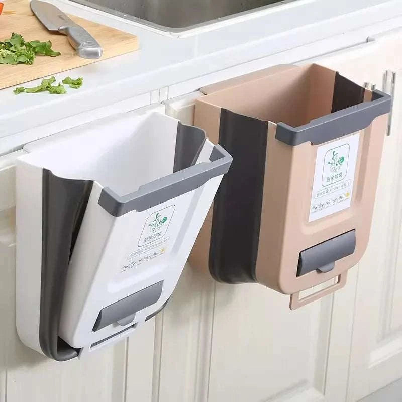 wall mounted trash can